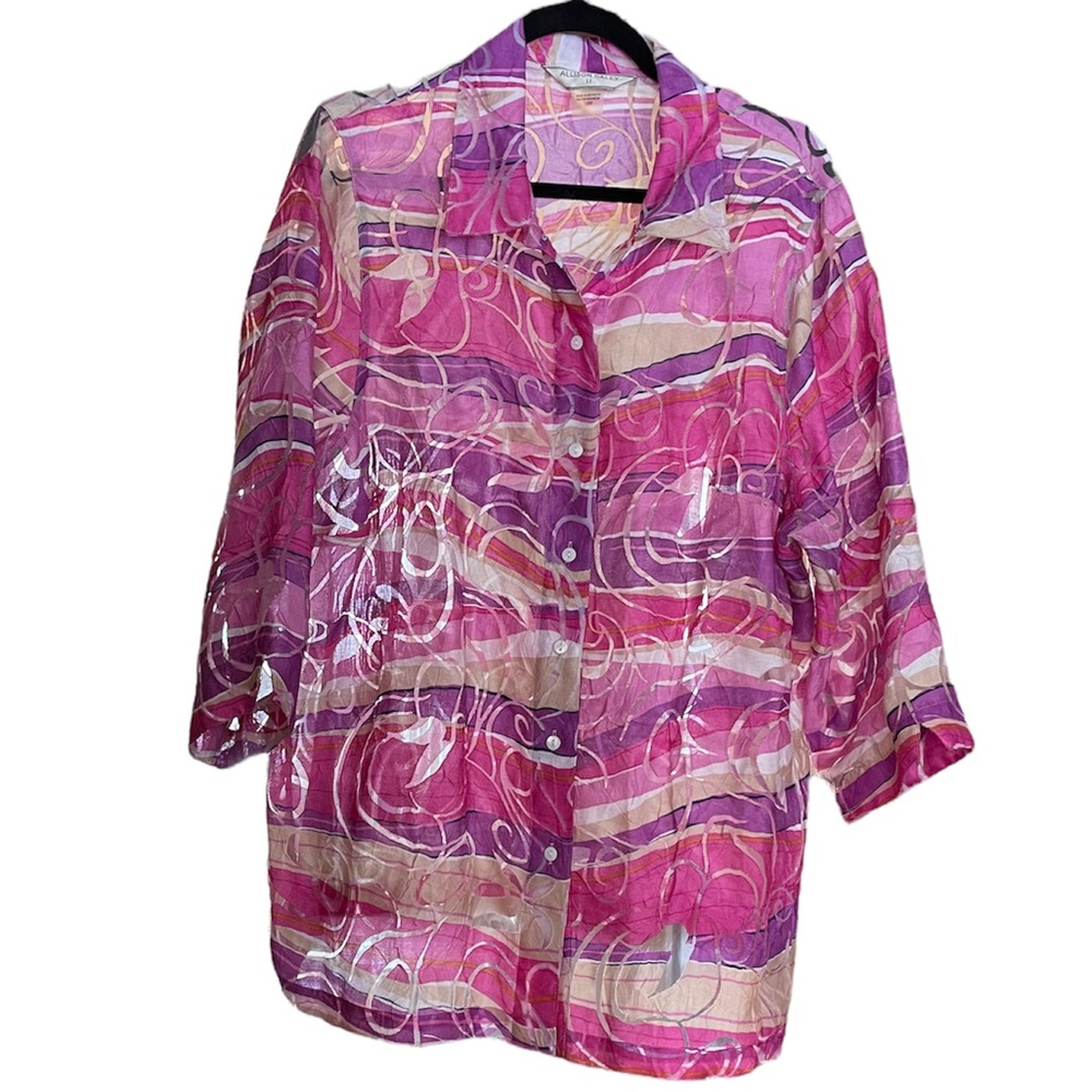 Pink Plus Size Blouse